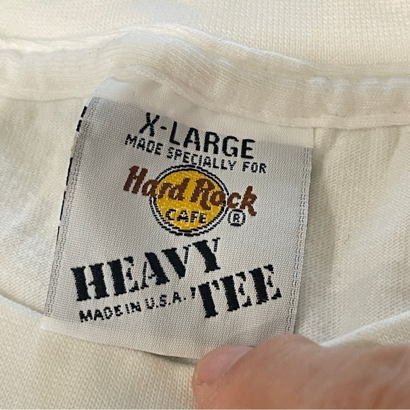 Like New!  VINTAGE 90S HARD ROCK CAFE NASHVILLE T SHIRT SIZE XL - Picture 5 of 6